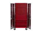 Armadio contenitore mobile, 91 x 46 x 183 cm