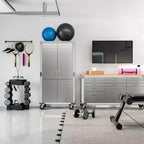 Armadio contenitore mobile, 91 x 46 x 183 cm