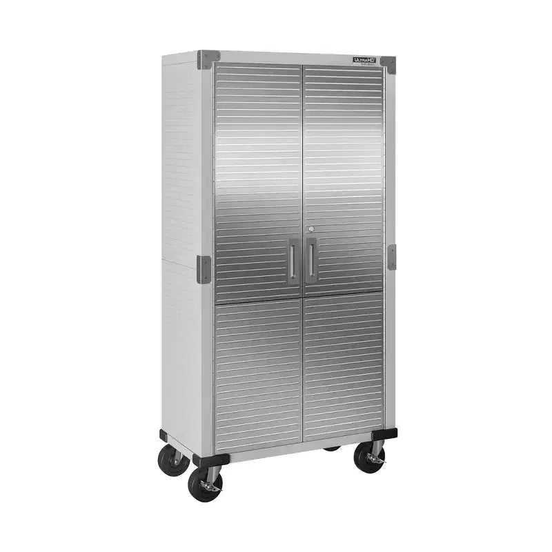 Seville Classics UltraHD Rolling Storage Cabinet, 36 x 18 x 72