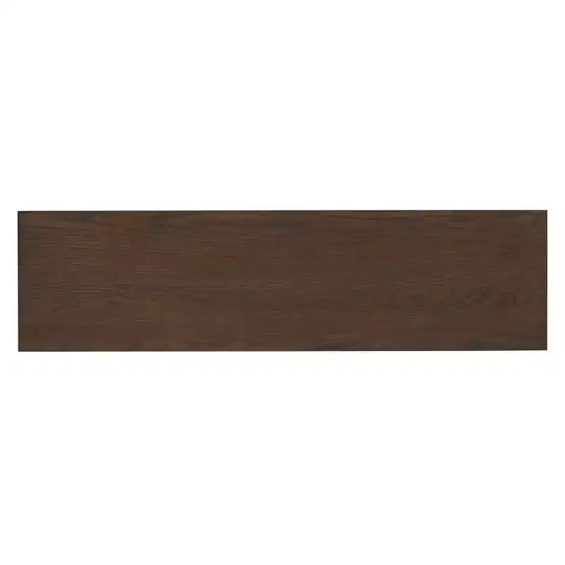 Credenza con buffet a 4 ante con grande capacità di stoccaggio, ante in vetro e ripiani regolabili per sala da pranzo e soggiorno, Espresso