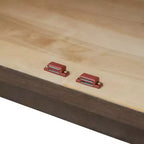 Credenza con buffet a 4 ante con grande capacità di stoccaggio, ante in vetro e ripiani regolabili per sala da pranzo e soggiorno, Espresso