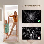 Specchio a figura intera 71x 28, specchio da pavimento, specchio da parete, specchio a figura intera autoportante per camera da letto e bagno