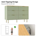 Comodino a 6 cassetti per camera da letto, cassettiera in legno, cassettiere moderne, per soggiorno, armadio, corridoio, ingresso