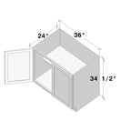 Mobile base da cucina con 2 ante L91,44 x P60,96 x H87,63 cm