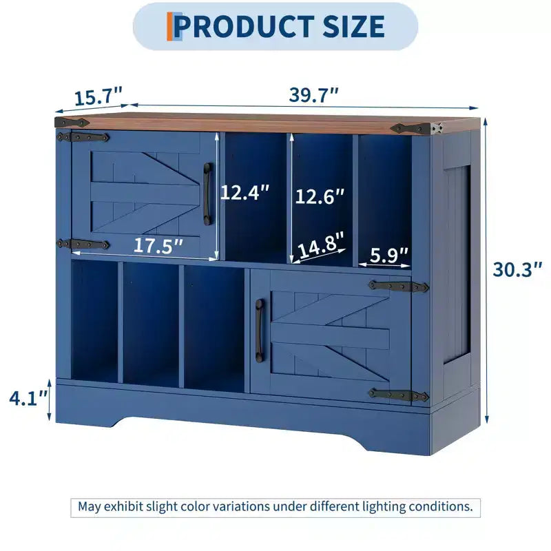 Mobile contenitore in legno stile rustico, mobile moderno per dischi in vinile, mobile porta giradischi stile metà secolo, credenza da 99 cm