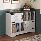 Mobile contenitore in legno stile rustico, mobile moderno per dischi in vinile, mobile porta giradischi stile metà secolo, credenza da 99 cm