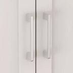 Dispensa da Cucina a Grande Capacità con Ripiani Regolabili, Piano di Lavoro Utilizzabile, Cassetti Multipli, Credenza per Alimenti, Organizzazione per la Cucina