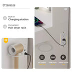 Toeletta con specchio a LED, grande toeletta da 100 cm con 3 luci regolabili