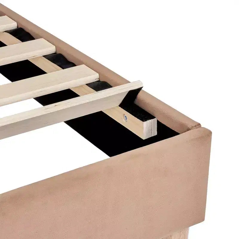 Struttura letto per bambini singola marrone, struttura letto a piattaforma imbottita in legno a forma di orso con testiera regolabile, non necessita di rete a doghe
