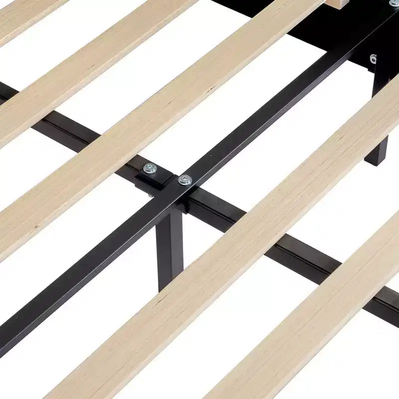 Struttura letto per bambini singola marrone, struttura letto a piattaforma imbottita in legno a forma di orso con testiera regolabile, non necessita di rete a doghe