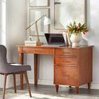 Scrivania Mid Century Modern con cassetti