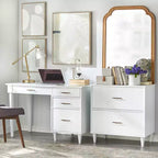 Scrivania Mid Century Modern con cassetti