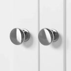 Mobiletto da Bagno Indipendente, Armadietto da Cucina a Doppia Anta con Ripiani Regolabili